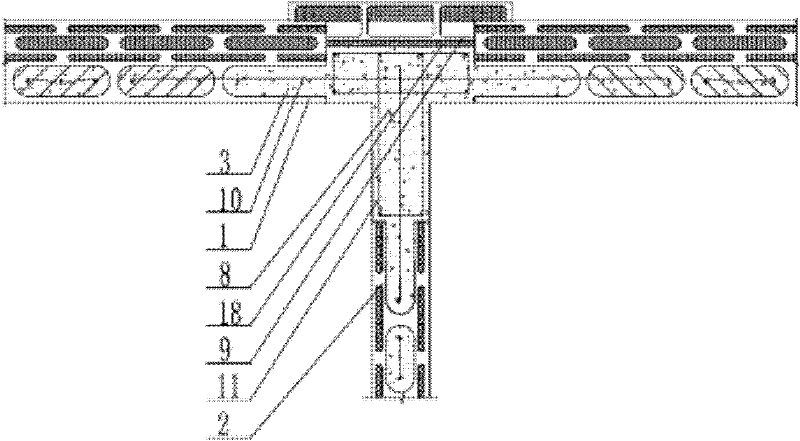 Middle and high-rise mixed structure system configured by concrete close-column and gypsum composite wall plates and reinforced concrete light frame