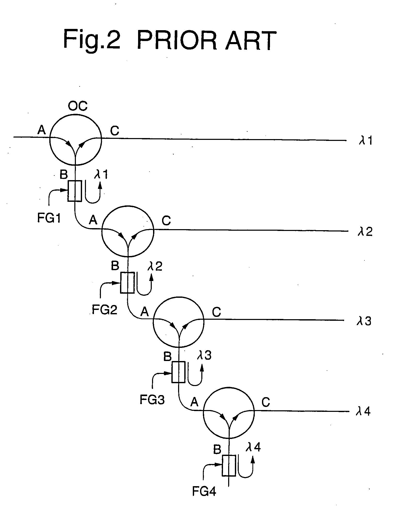 Method of manufacturing a fiber-type optical coupler with slanting bragg diffraction gratings