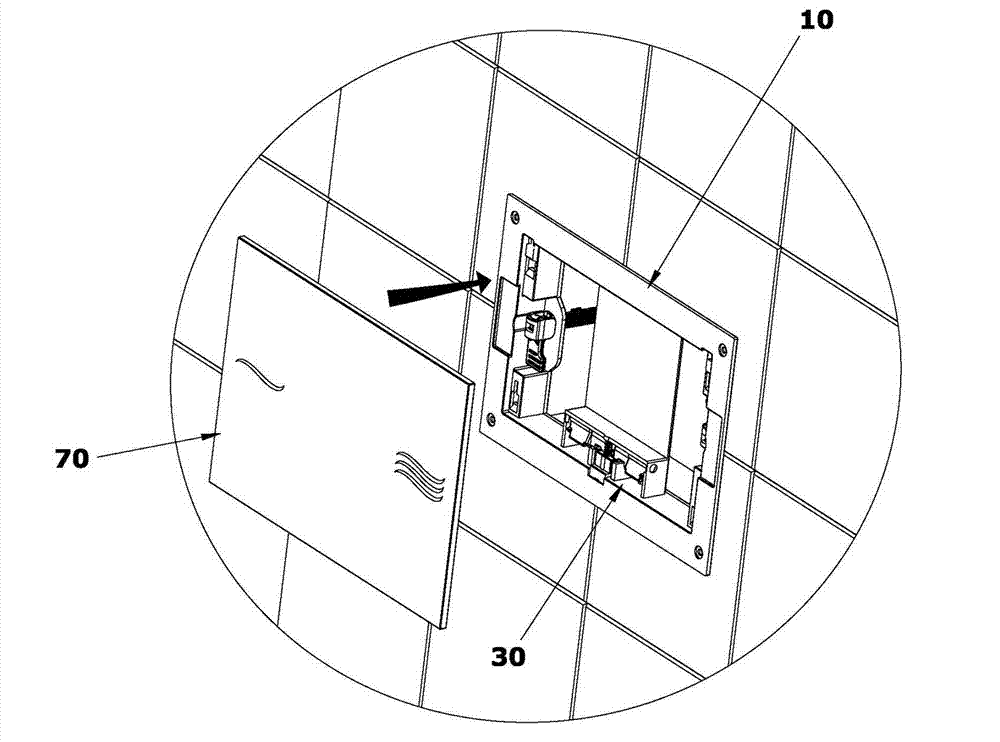 Panel assembly capable of being disassembled and assembled conveniently and quickly