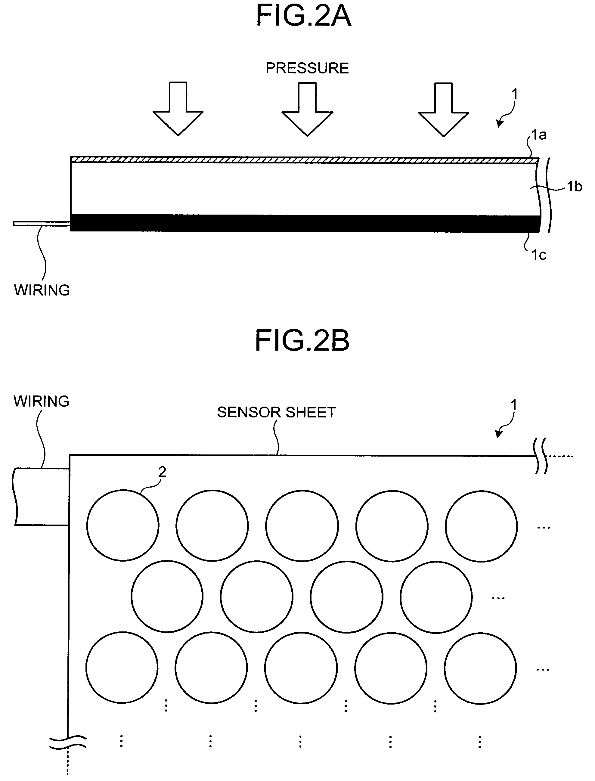 Pressure sensor and device for measuring pressure