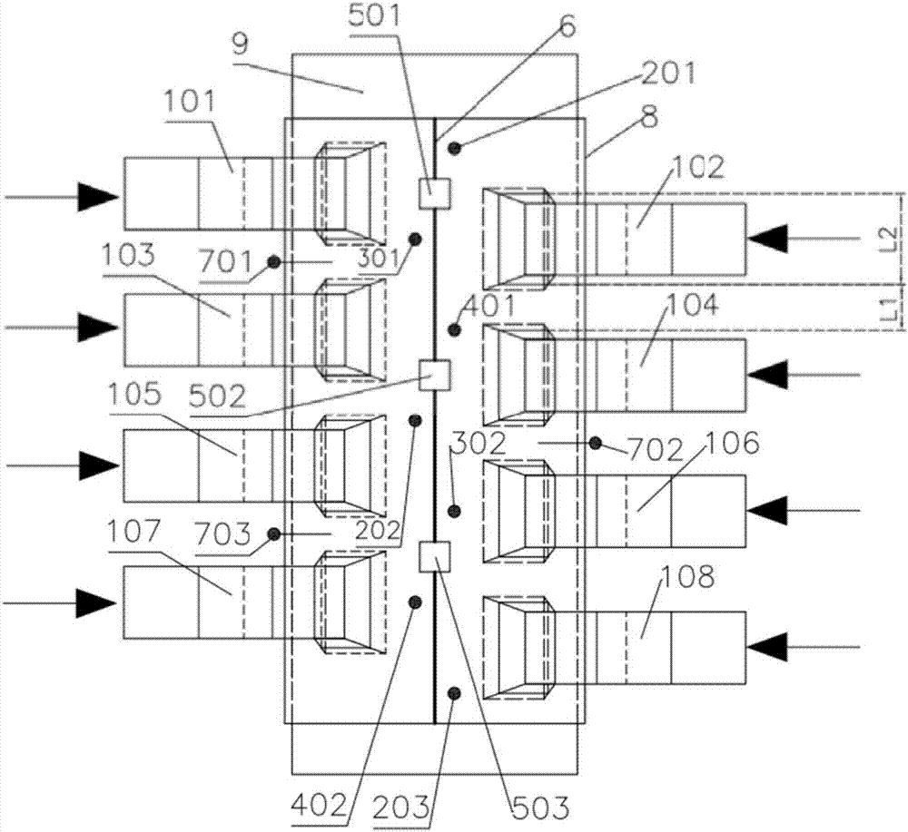 Shunting system of sintering smoke circulating loop