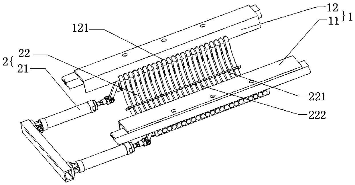 Threshing escape grid device