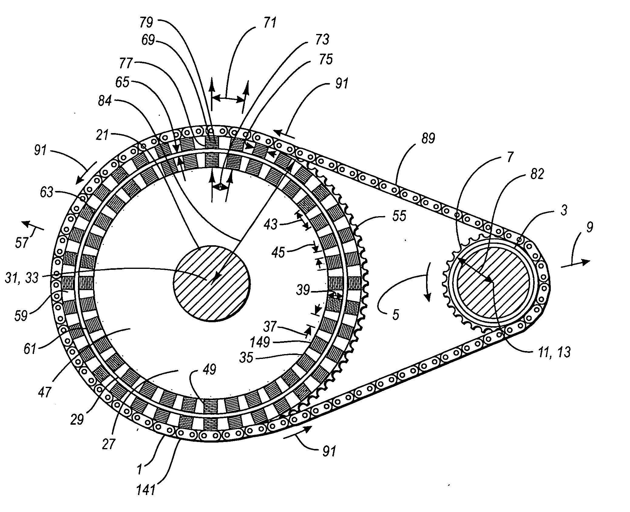 Magnetic transmission