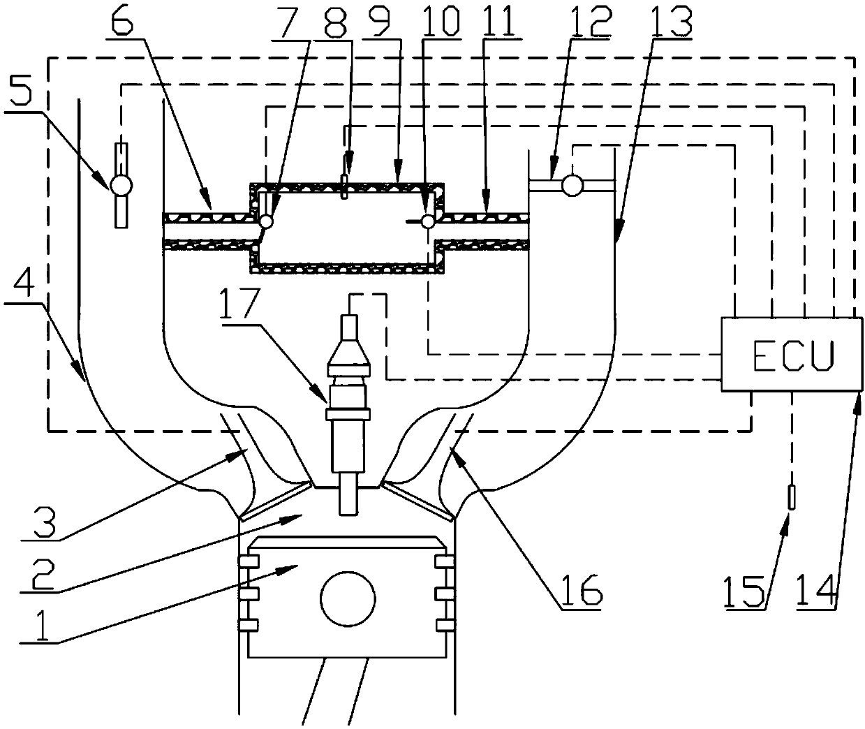 An operating device and control method for cold start of a diesel engine in plateau and cold regions