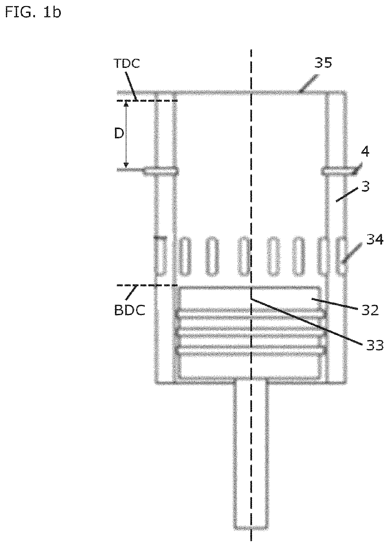 Large slow-running two-stroke engine with sip lubricant injector