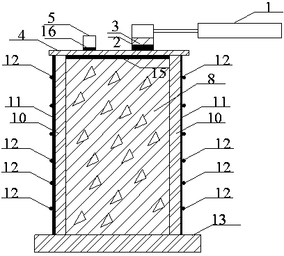 Method for testing variation of early-age dynamic elastic modulus of concrete in time-dependent manner