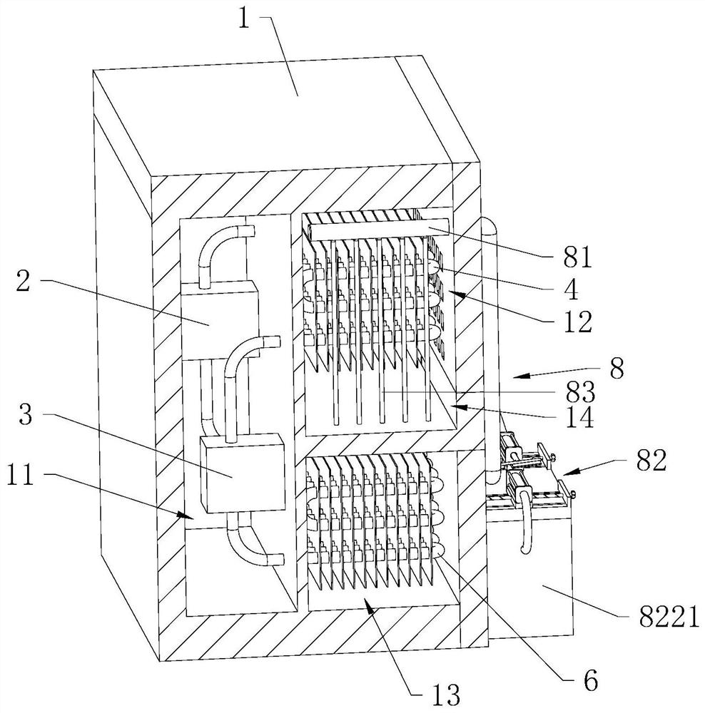 Grain cooling machine