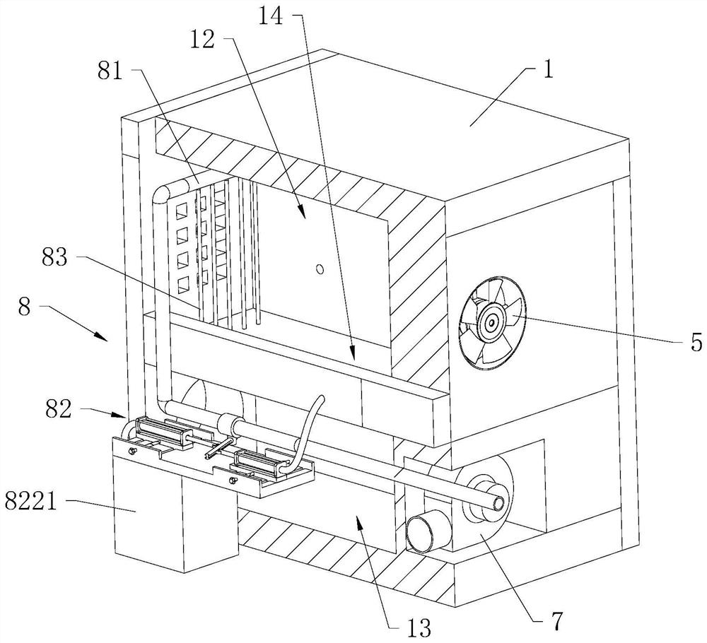 Grain cooling machine