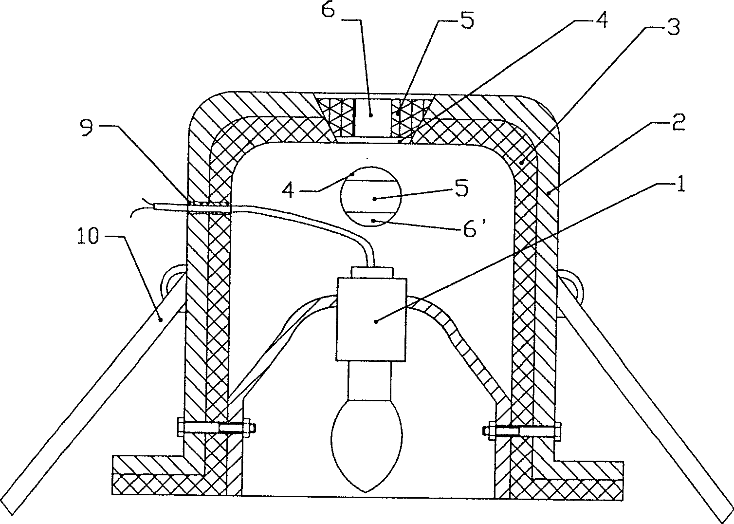 Embedded lamp