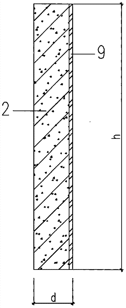 A circular prefabricated underground granary with inner cladding steel plate