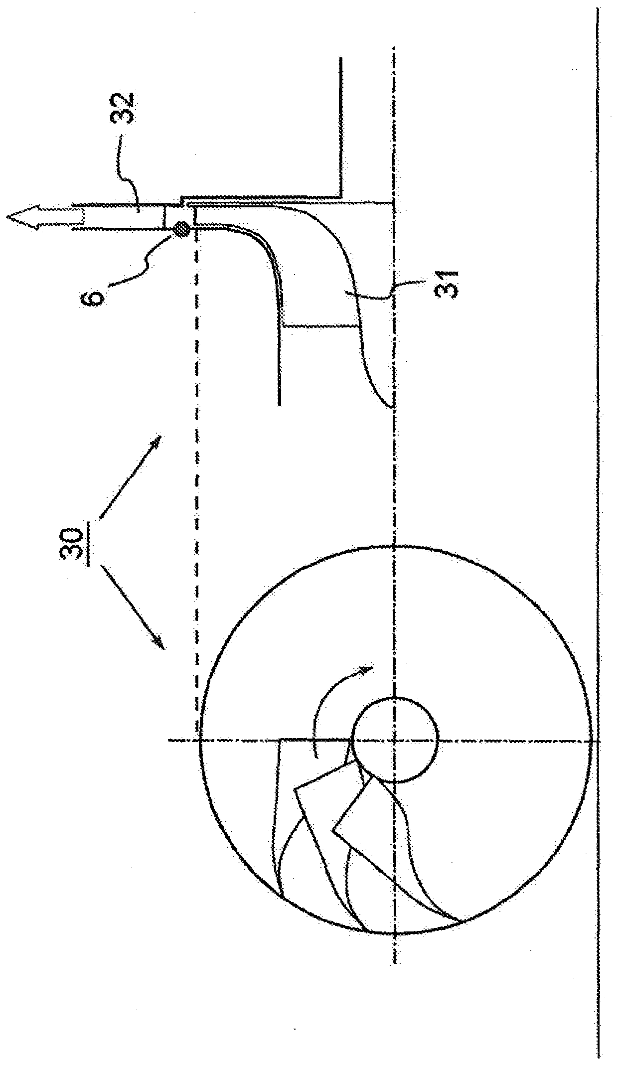 Method and device for determining an indicator for a prediction of an instability in a compressor and use thereof