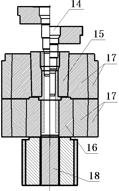 Power takeoff transmission shaft cold precision forging plastic forming process