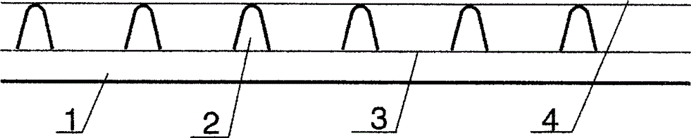 Thin-film solar cell of relief structure