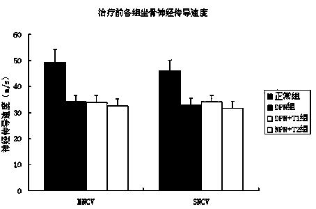 Application of TNF (tumor necrosis factor)-alpha receptor-antibody fusion protein in preparation of medicament for treating diabetic peripheral neuropathy