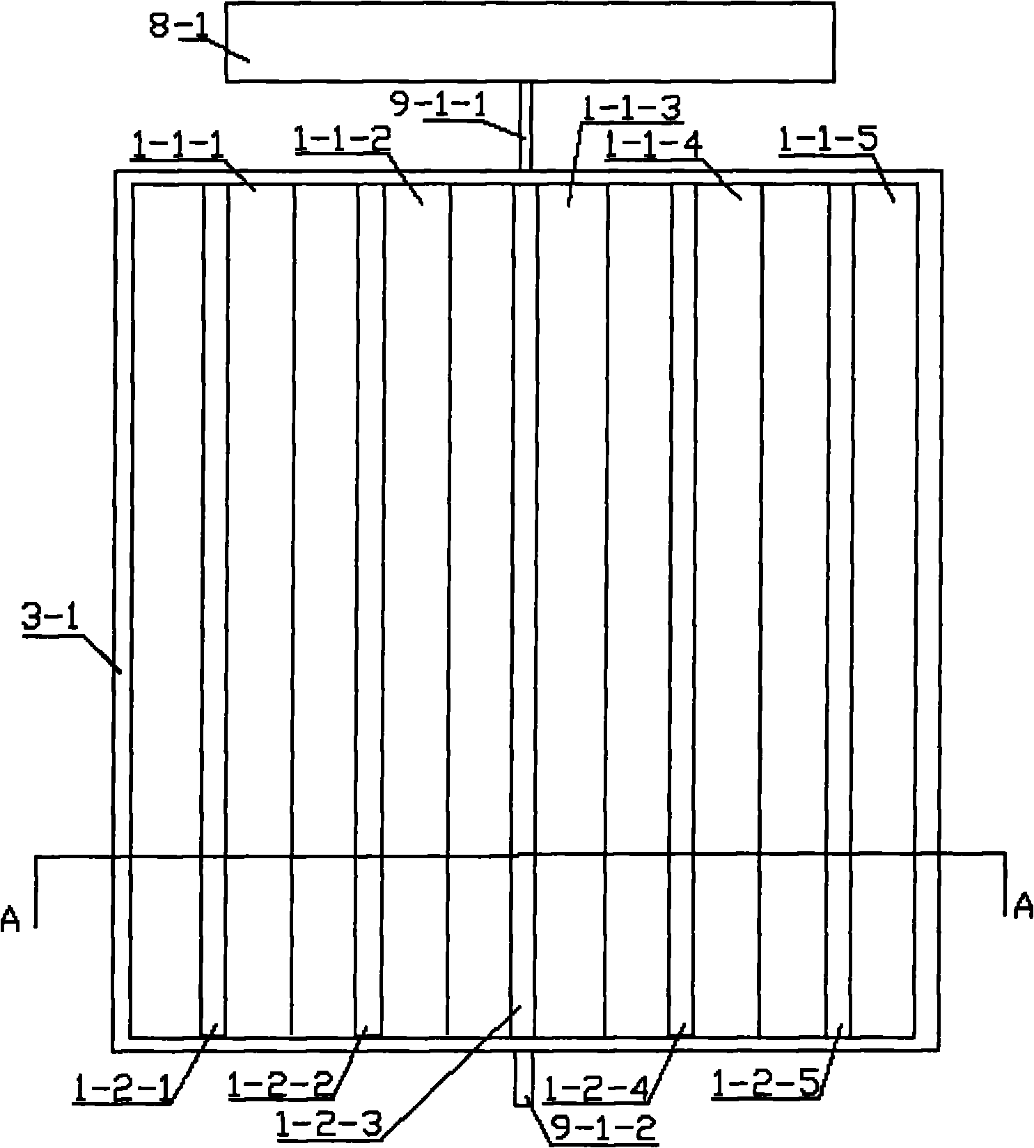 Solar thermoelectric lighting device for collecting solar energy by parabolic cylindrical surface-focusing hollow concave closed cavity