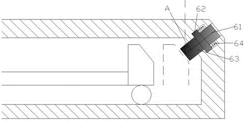 Notebook computer device with locking function