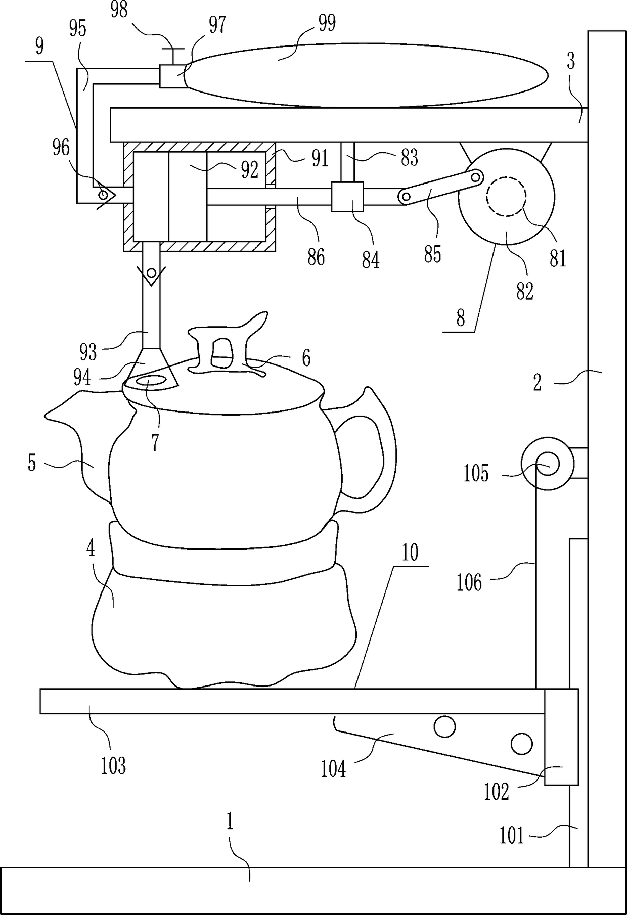 Peculiar smell extracting equipment for medical medicine decocting