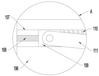 Metal plate bending machining forming device