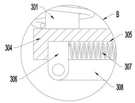 Metal plate bending machining forming device