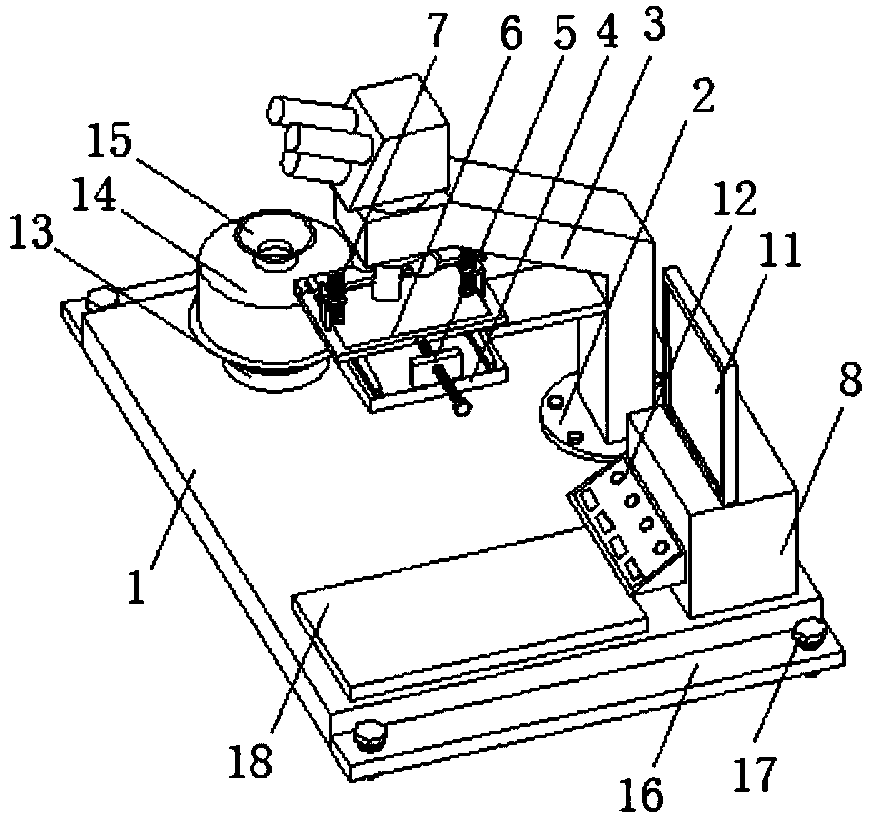 Clinical qualitative diagnosis device for pathology department