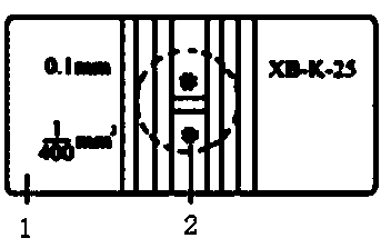 Determination method for dispersity of dust in air of working field