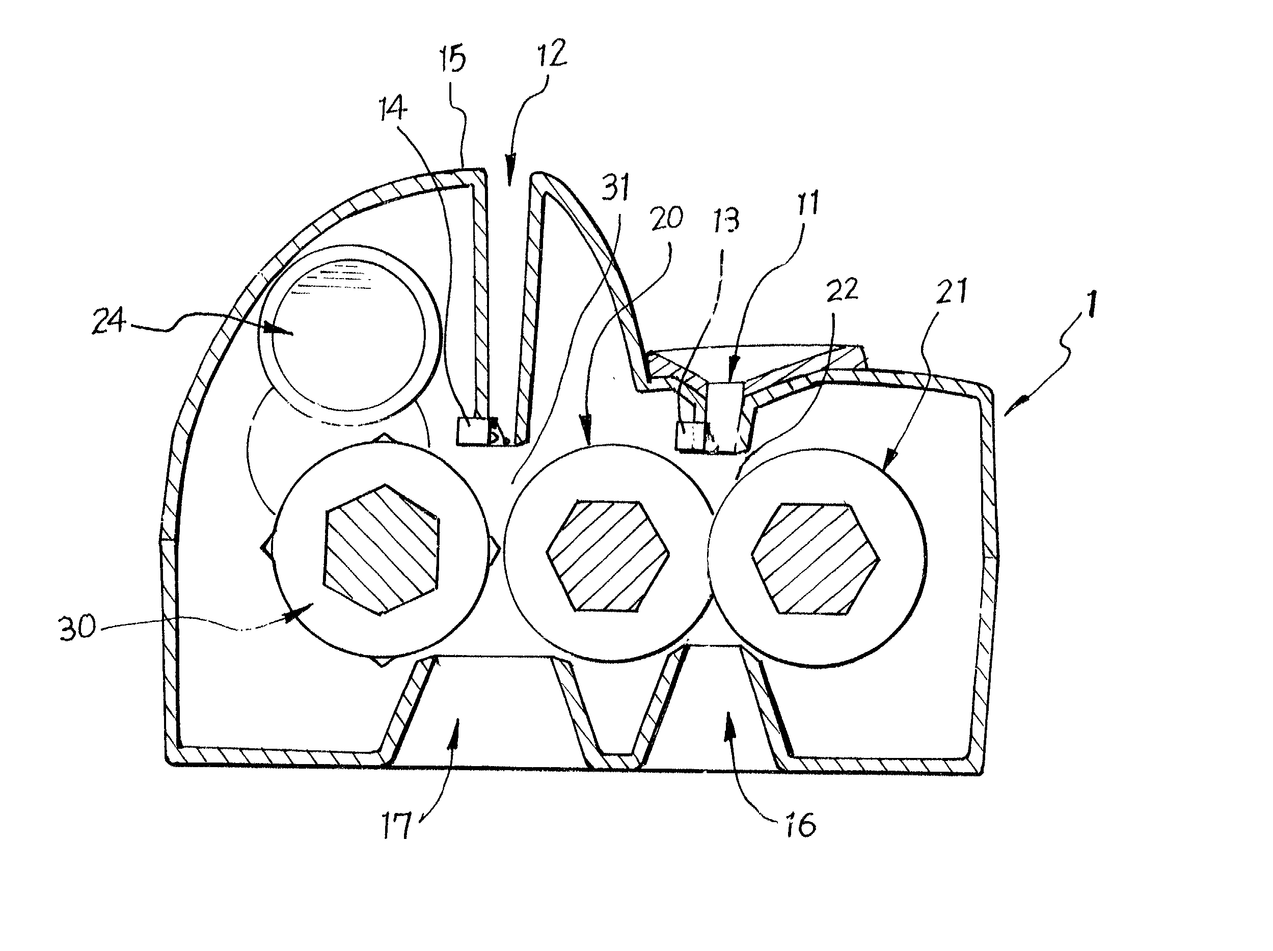 Paper shredder having the function of breaking a compact disc