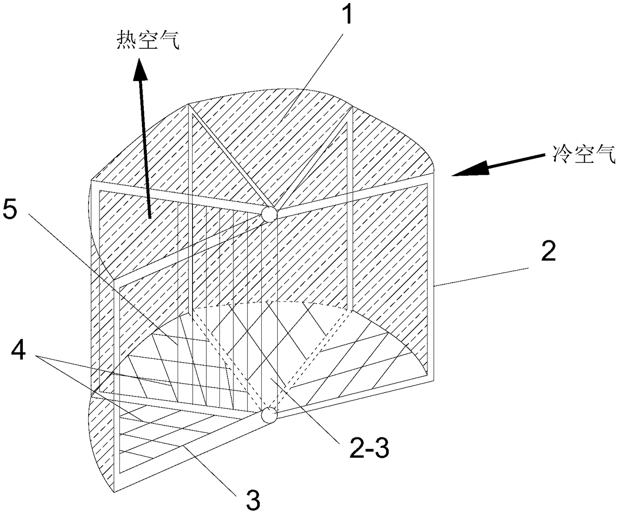 Corrugated folding energy-saving safety window