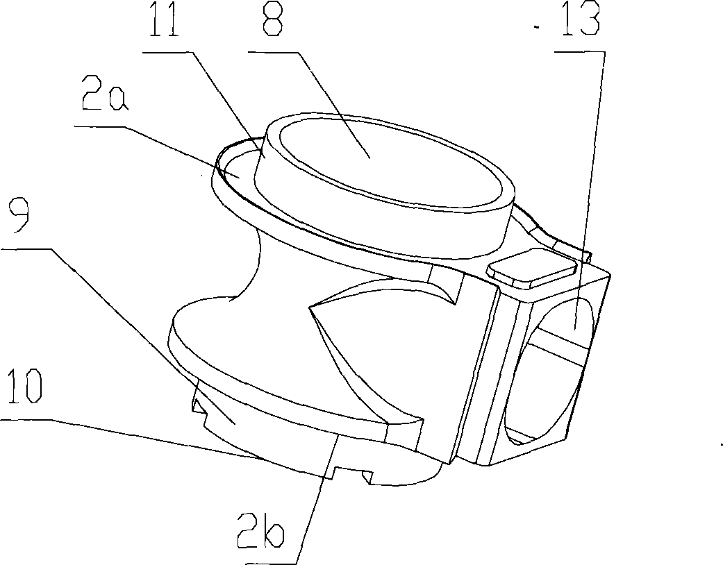 Concrete distributing valve and concrete pumping mechanism