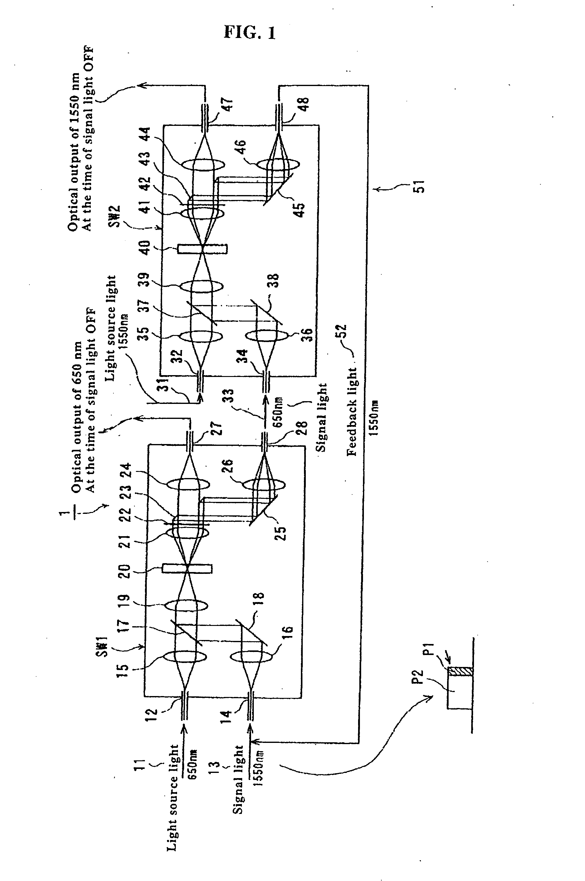 Optical flip-flop circuit