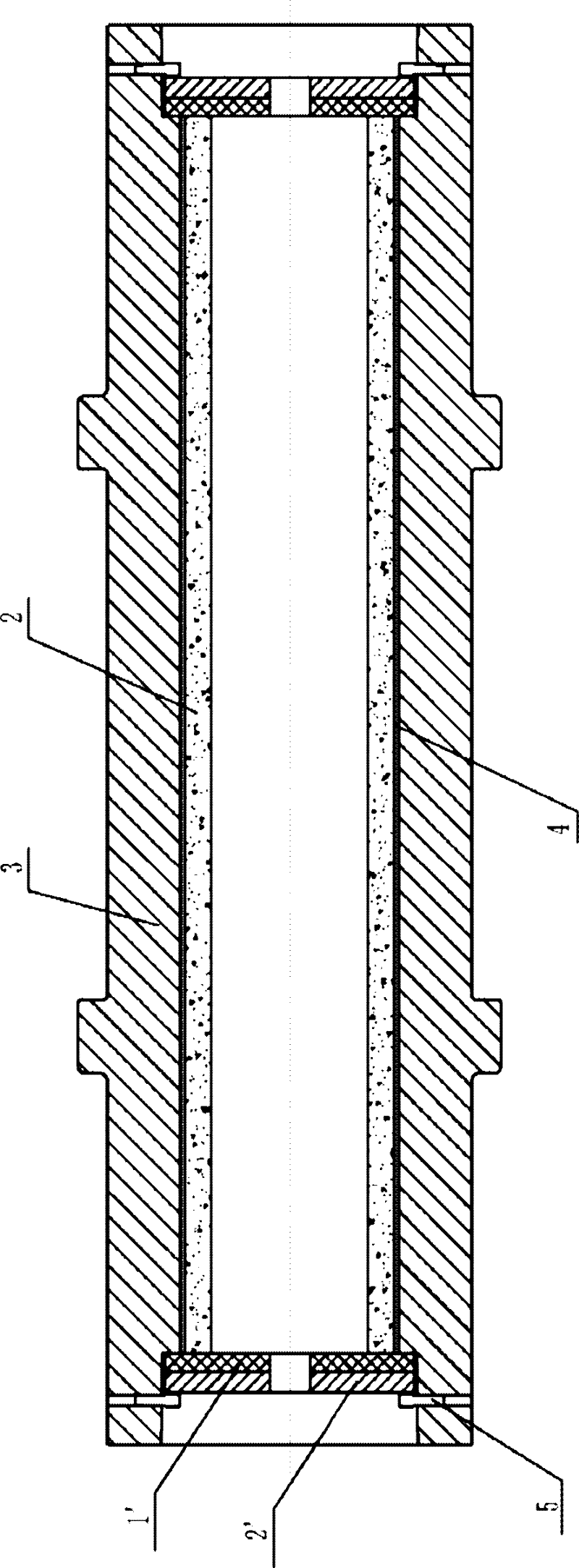 Baffle device for sealing molten steel and fabrication method thereof as well as die applying the baffle device