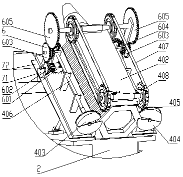 A traffic cone placement device