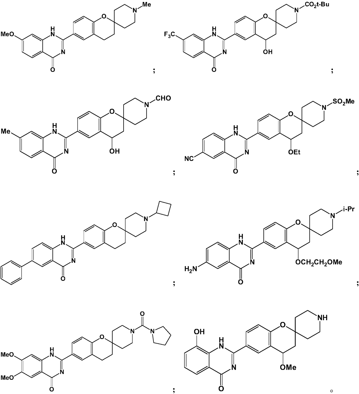 Spiro compound used for treating cerebral apoplexy