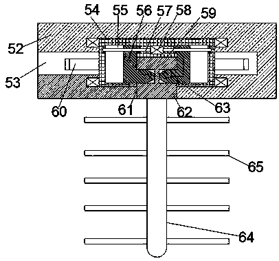 Stirring device for organic-inorganic compound fertilizer