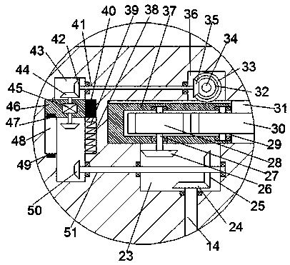 Stirring device for organic-inorganic compound fertilizer