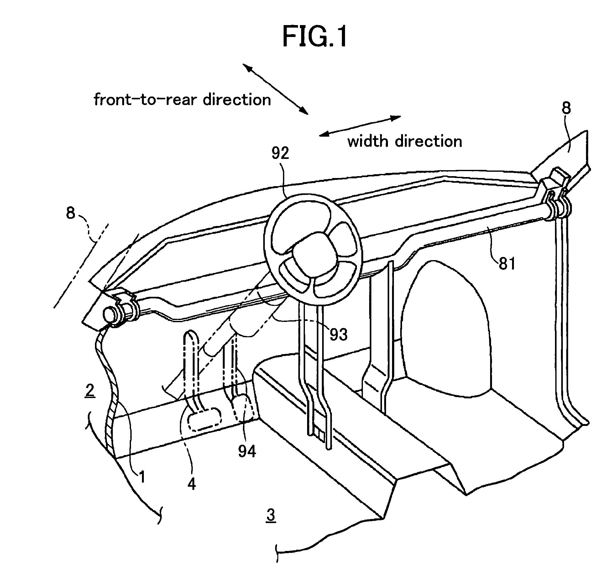 Pedal assembly support structure for vehicle