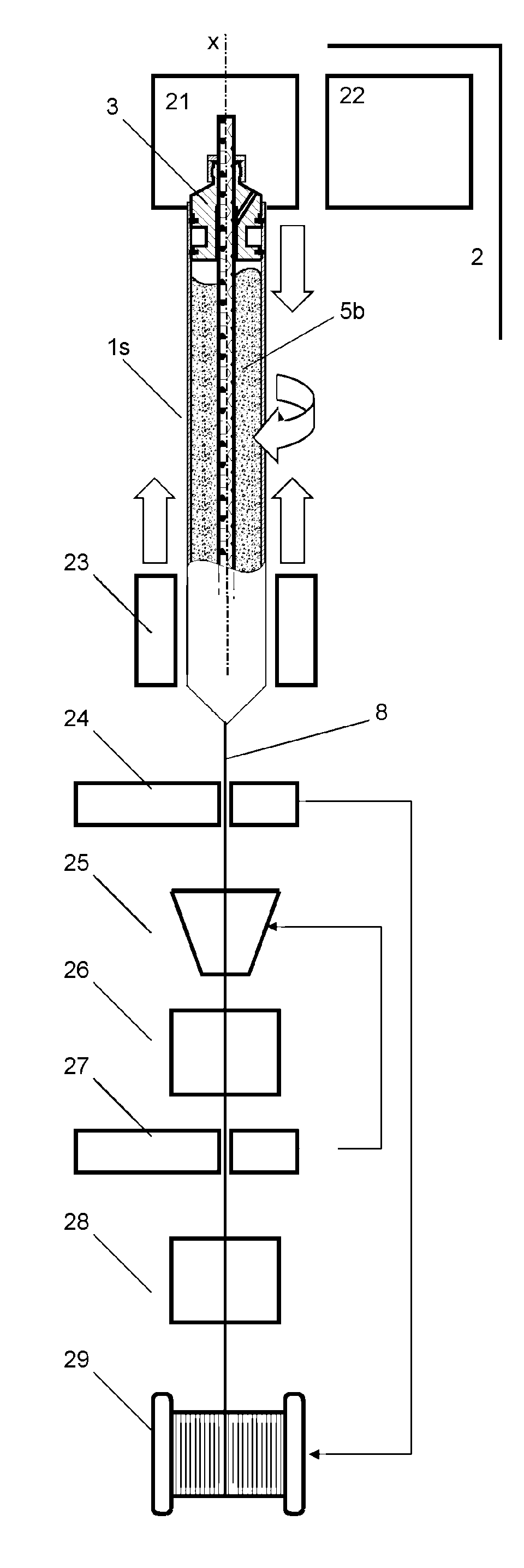 Method for producing and processing preform, preform and optical fiber