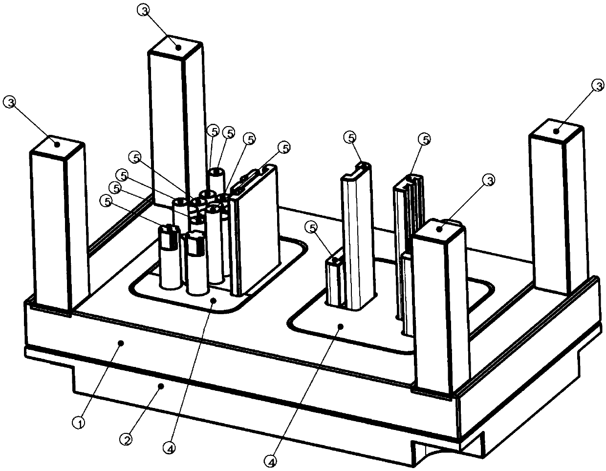 Device for detecting blockage of automobile connector pin hole