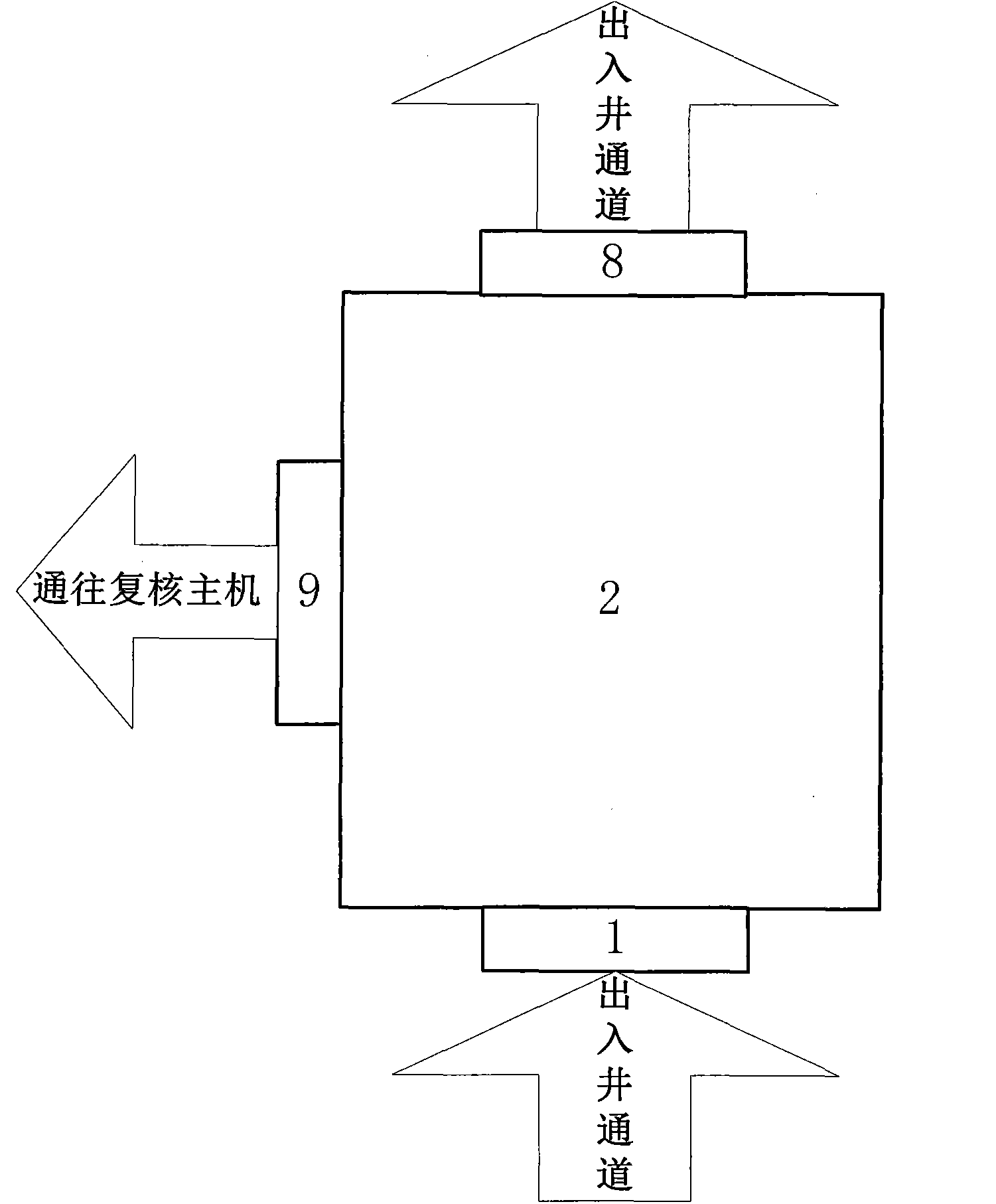 Voiceprint-recognition-based system and method for detecting uniqueness of coal mine entering worker