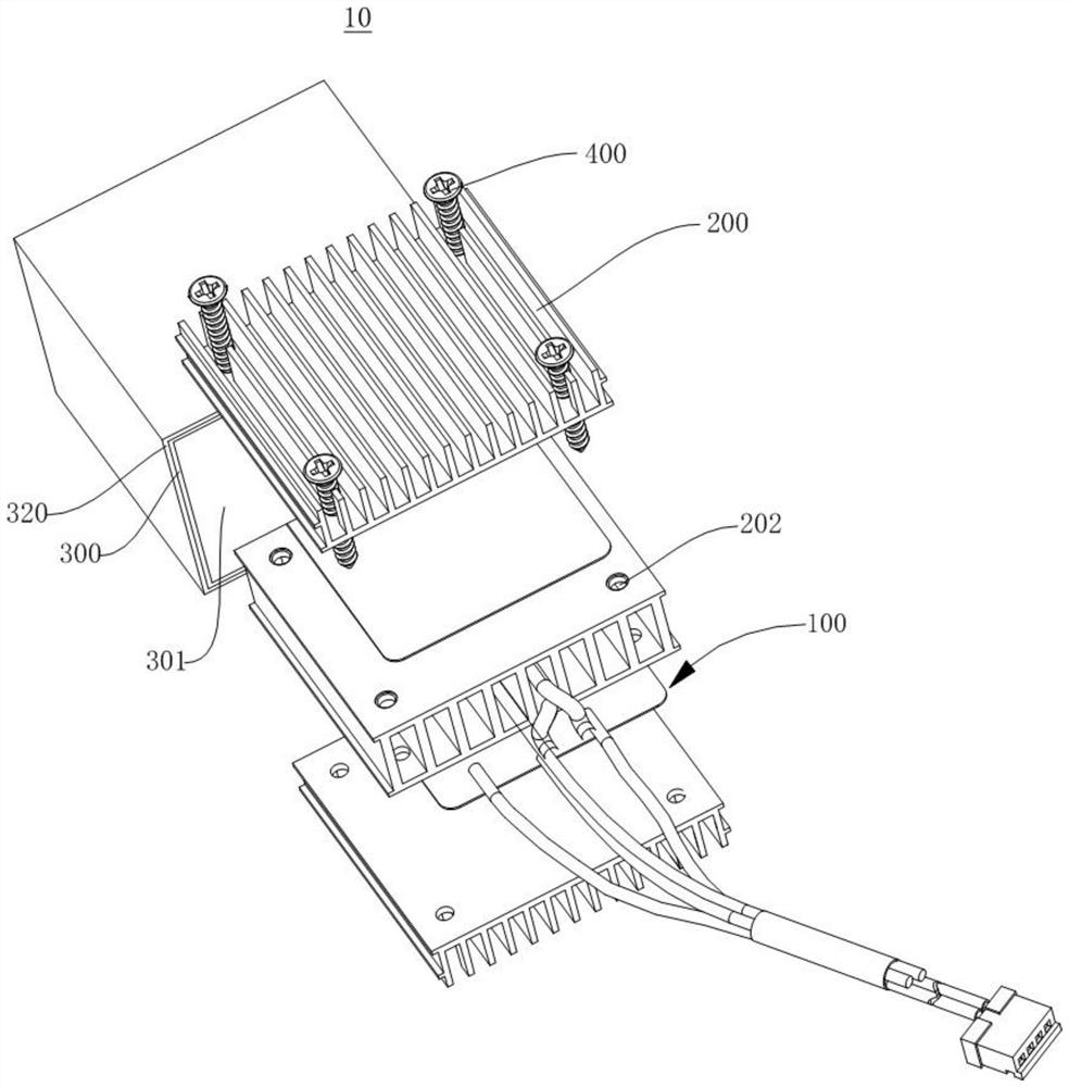 Floor sweeping robot and heating module thereof