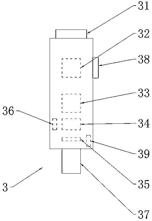 Integrated rapid level measuring device with ruler and meter