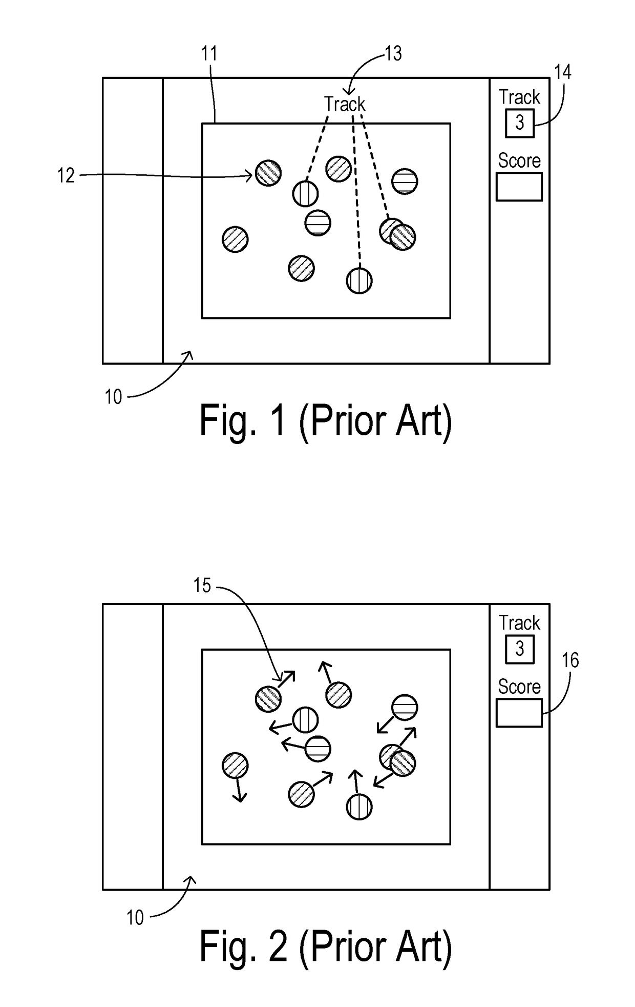 Three dimensional multiple object tracking system with environmental cues