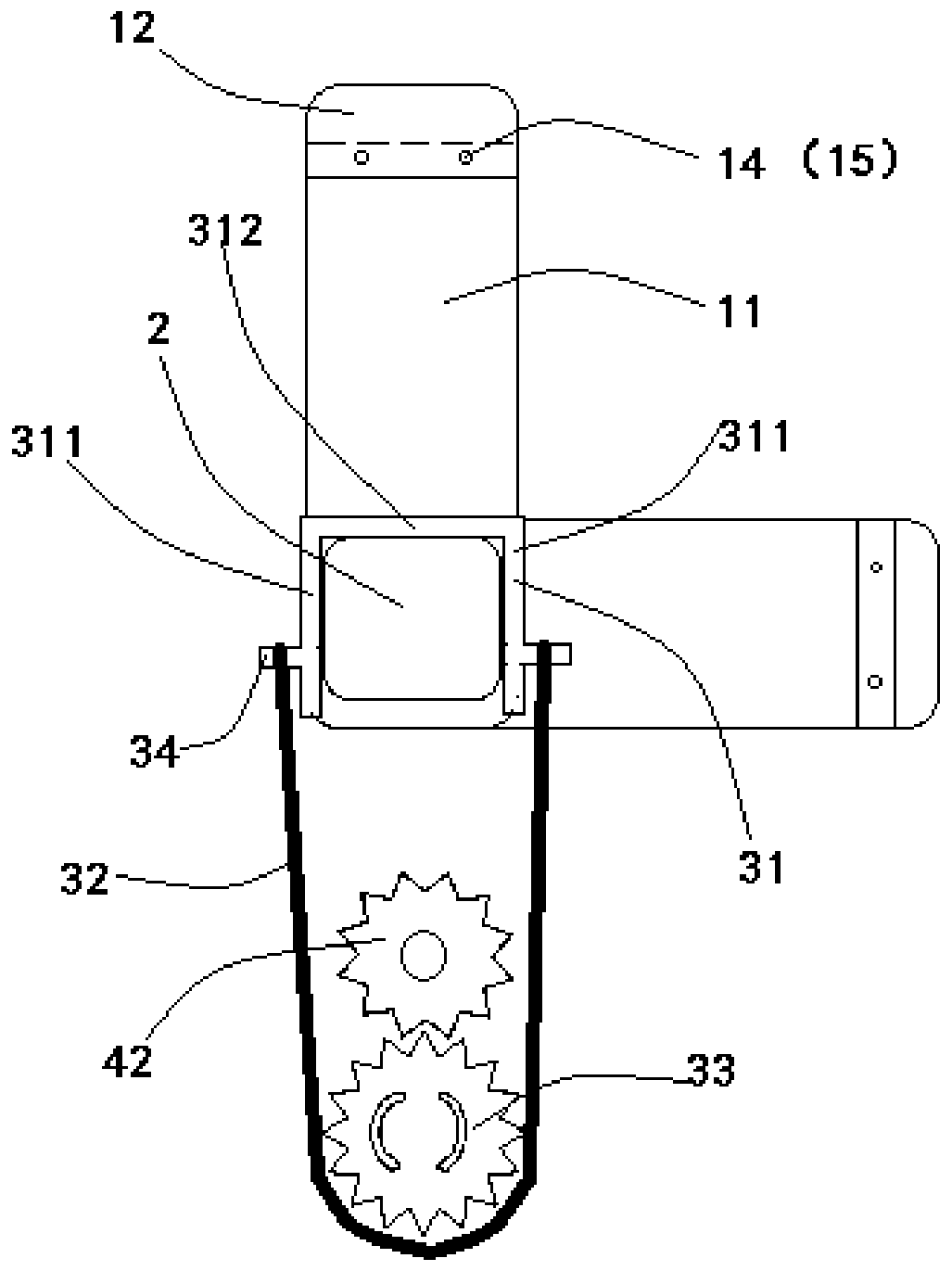 A alternating rear beam and its assembly and usage how to use