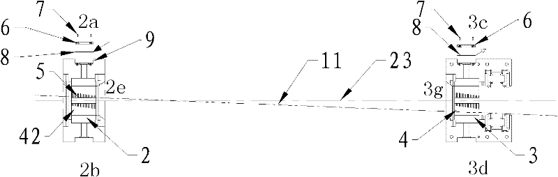 Method for mounting and centering rotating shaft supported by bearing bush with parallels