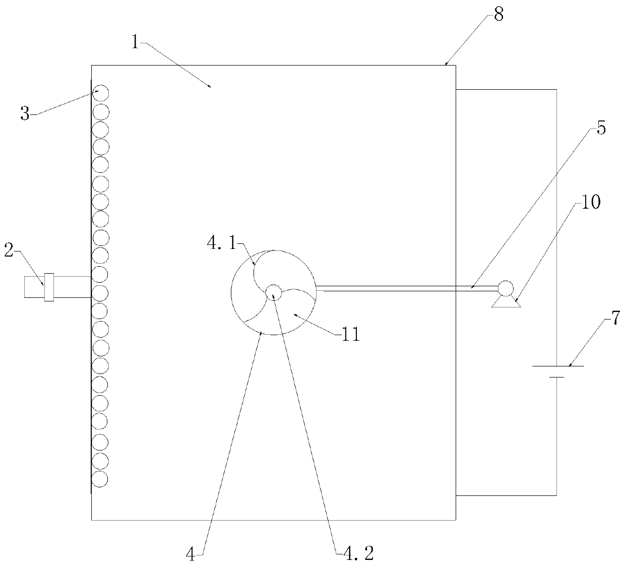 Two-stage magnetic induction reinforced Fenton reaction sewage treatment device and sewage treatment method thereof