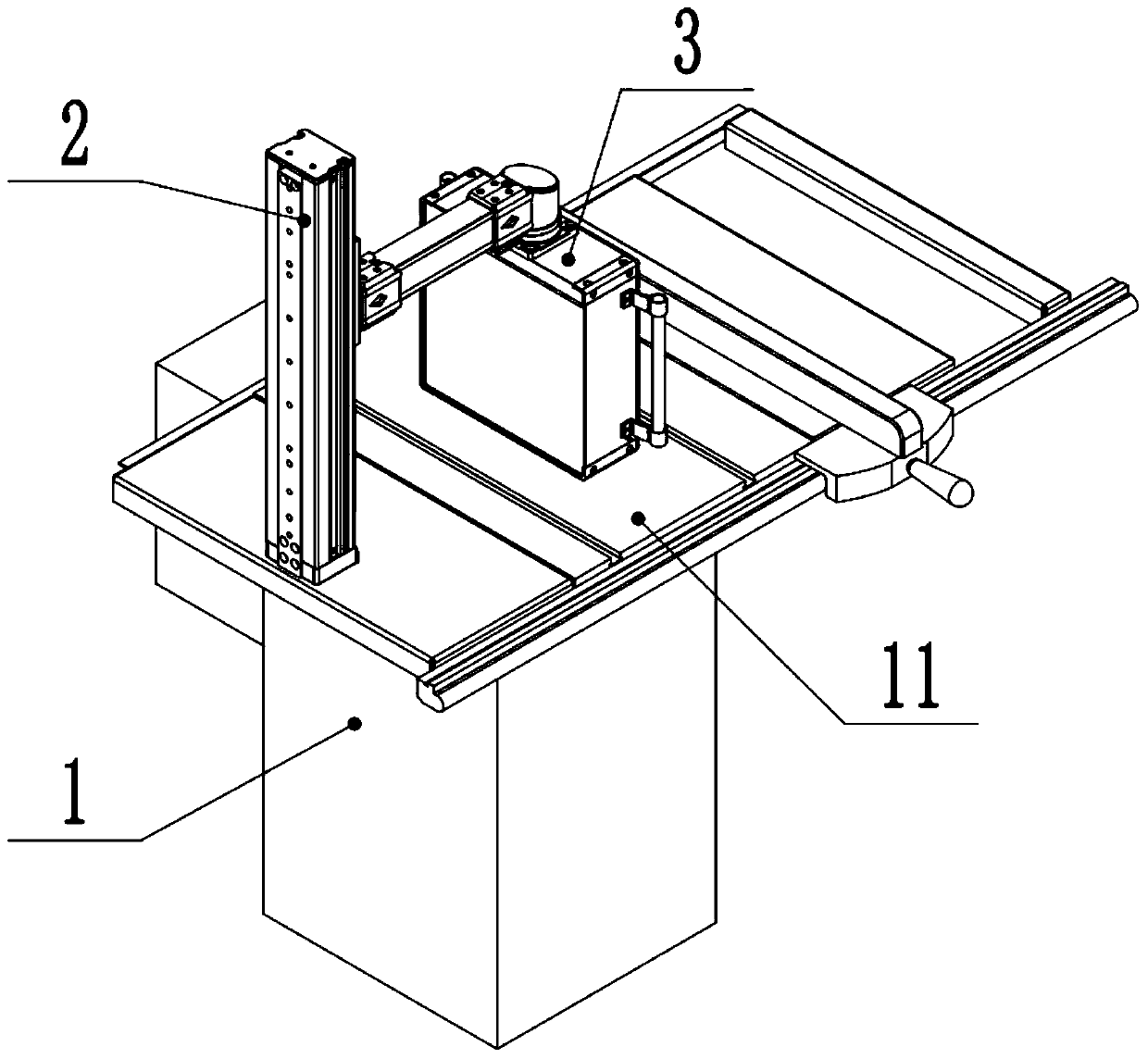 Safe-to-use sliding table saw and safety use method