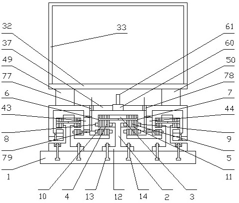 Three-wire rail holding type high-speed maglev train system