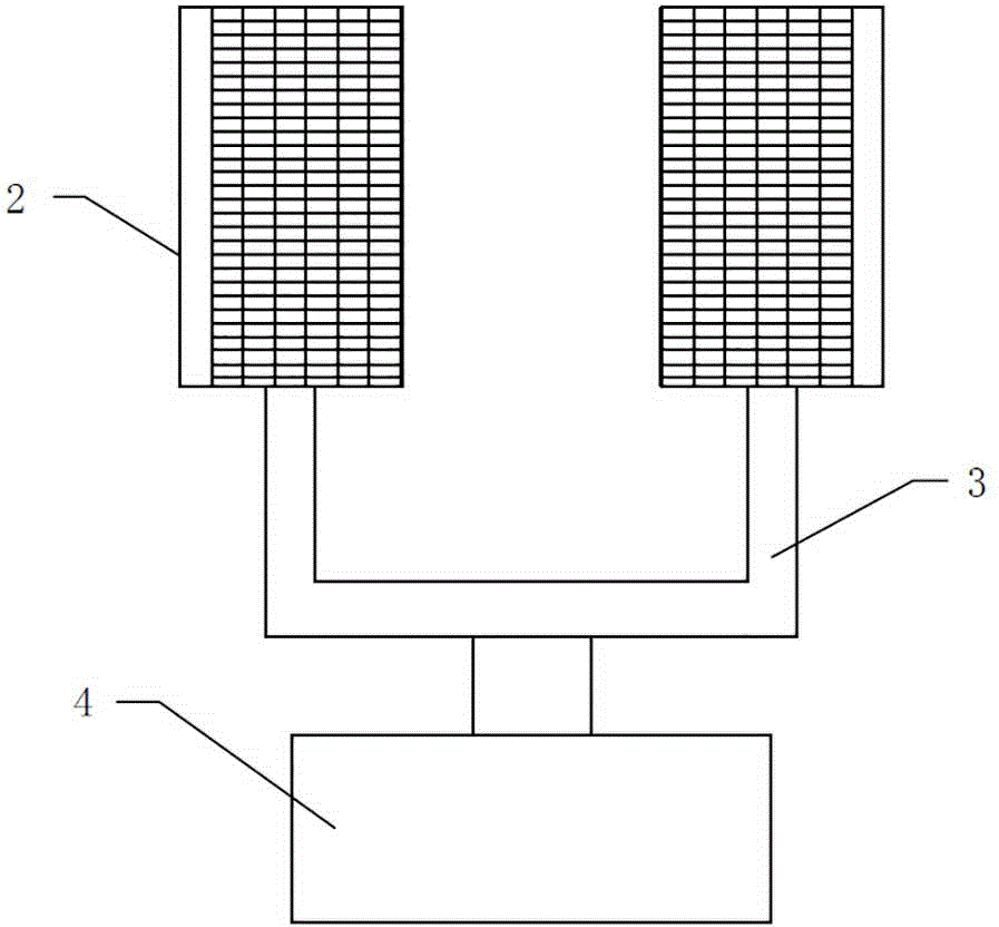 Solar battery backboard removing and delivering apparatus