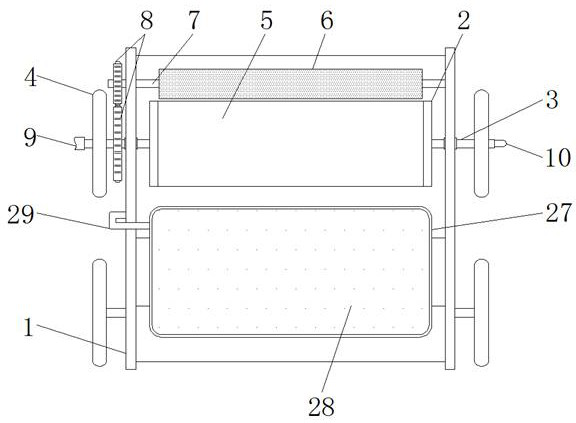 Surface flatness detection device for building inner wall body