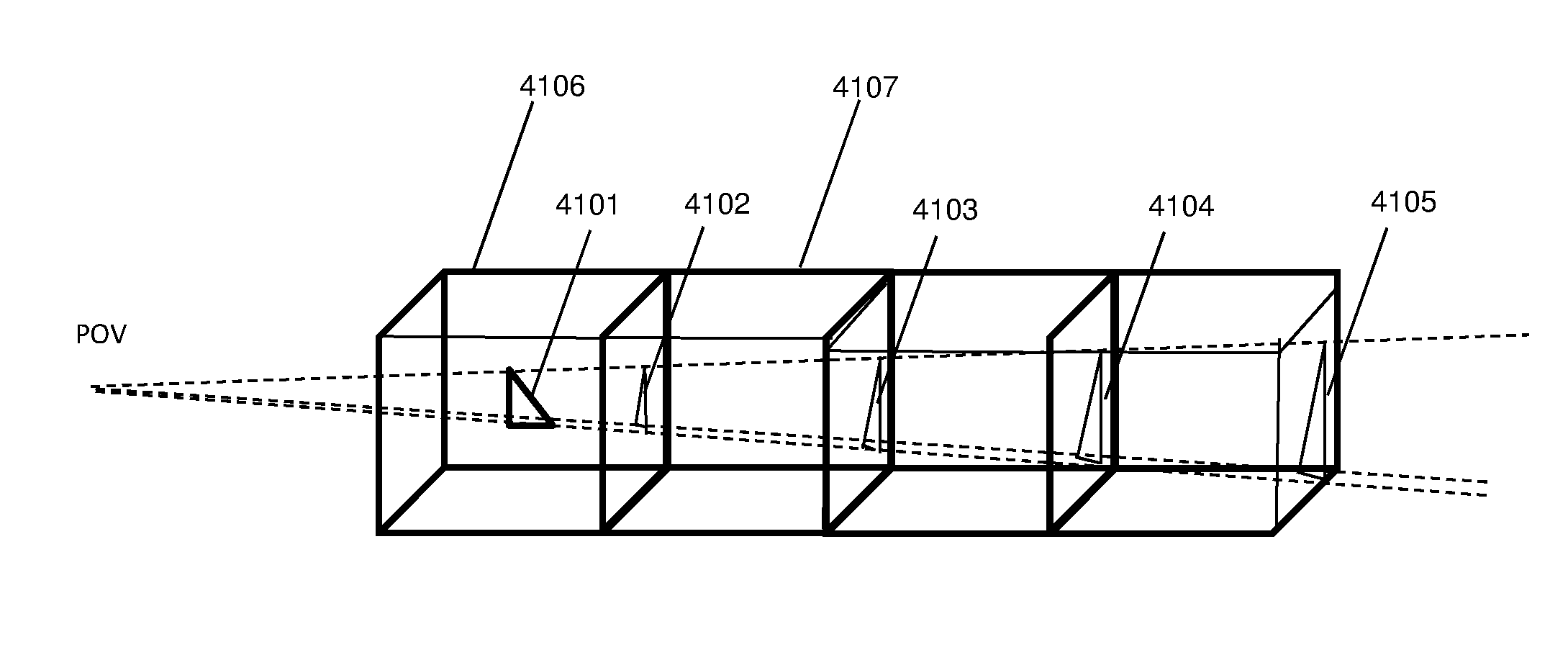 Shadowing Method for Ray Tracing Based on Geometrical Stencils