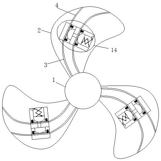 Adjustable nozzle propeller of ship